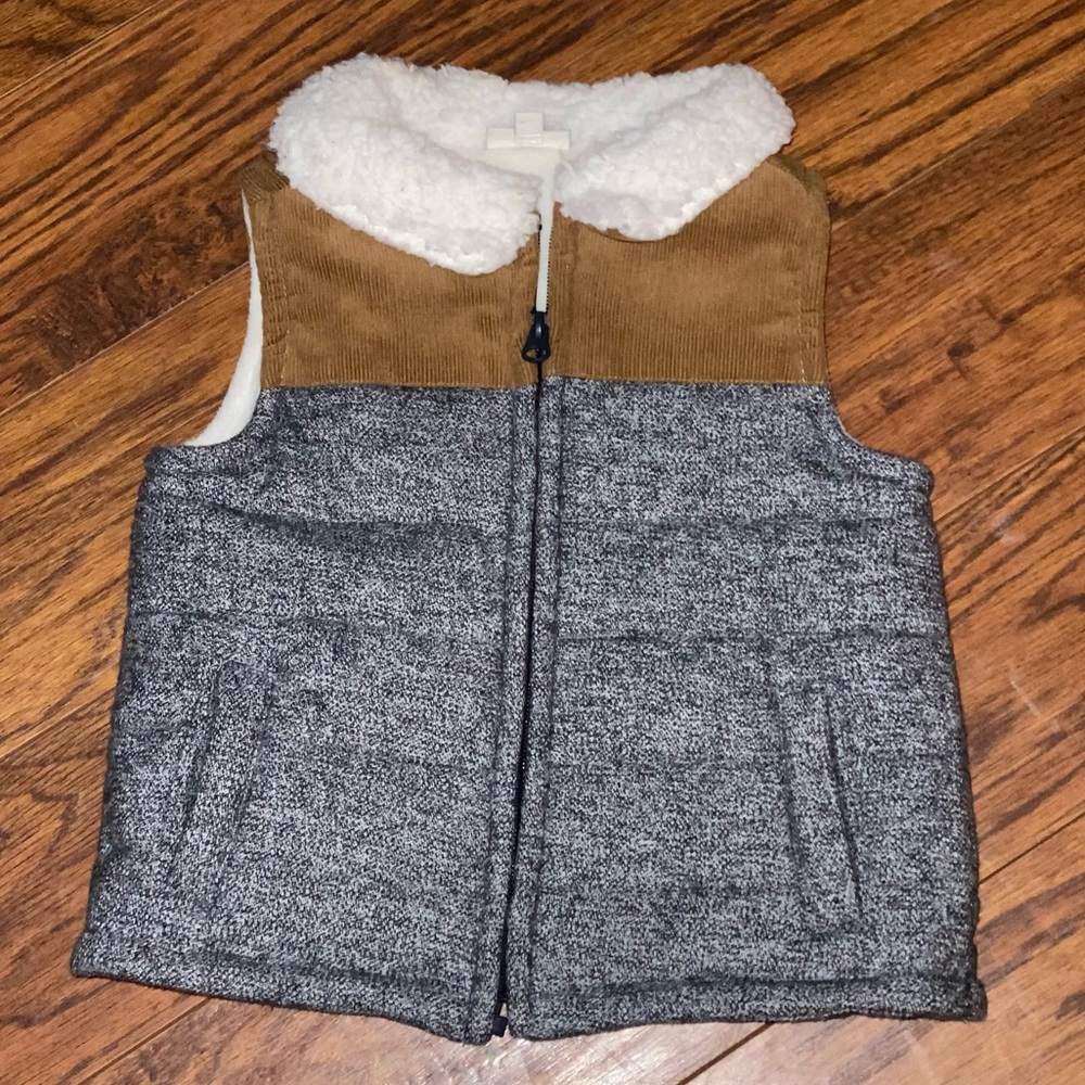 True Craft Toddler Boys Sherpa Vest (3T)